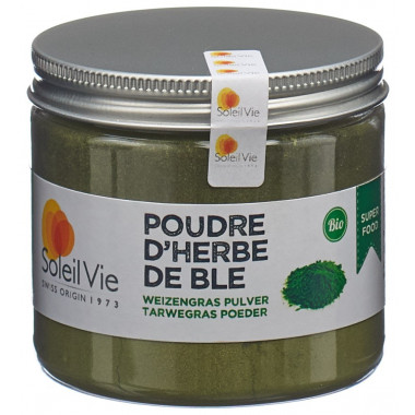 Soleil Vie poudre d'herbe de blé bio 70g