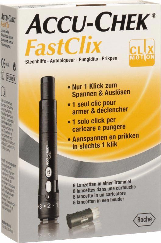 Accu-Chek FastClix Kit+6 lancettes Accu-Chek FastClix Kit+6 lancettes