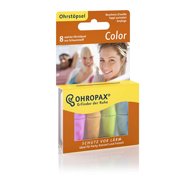 OHROPAX® Color Protecteurs de bruit 8 pièces OHROPAX® Color Protecteurs de bruit 8 pièces