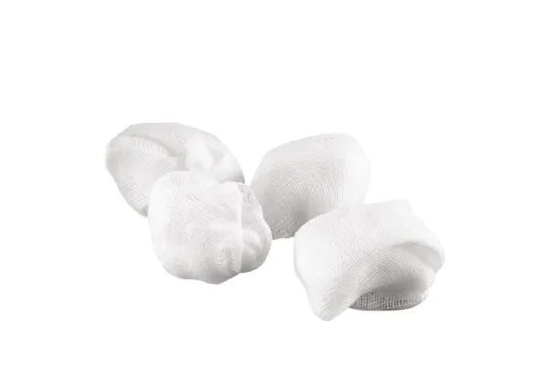Askina Tampon de gaze en boucle, taille prune, stérile Btl 4 pièces