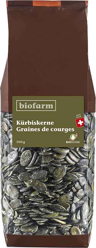 Biofarm Graines de courge Bourgeon CH Btl 500g