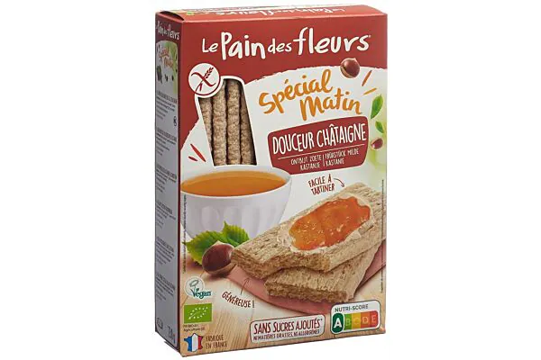 Pain aux fleurs Spécial Matin Châtaigne Bio 230g