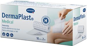Non-tissé de fixation DermaPlast Medical 10cmx2m Non-tissé de fixation DermaPlast Medical 10cmx2m