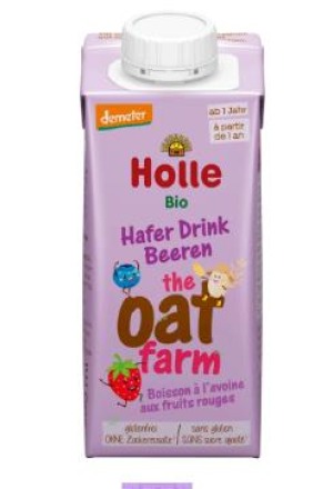 HOLLE Boisson bio à l'avoine et aux baies Tetra 200 ml