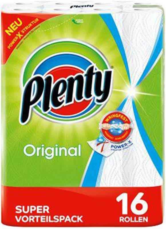 Chiffons de ménage Plenty Original 45 feuilles 16 pièces