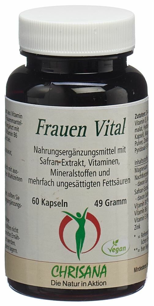 CHRISANA Femmes Regulans Capsules Ds 60 pièces CHRISANA Femmes Regulans Capsules Ds 60 pièces