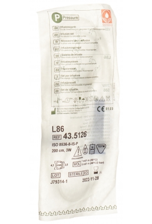 Trousse à perfusion Codan L86-3W robinet à 3 voies