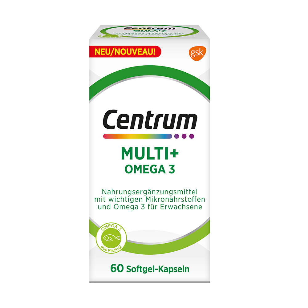 Centrum MULTI PLUS OMEGA3 60 pièces Centrum MULTI PLUS OMEGA3 60 pièces