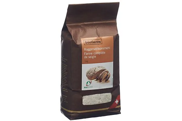 Farine de seigle complète BIOFARM Bourgeon Btl 1kg