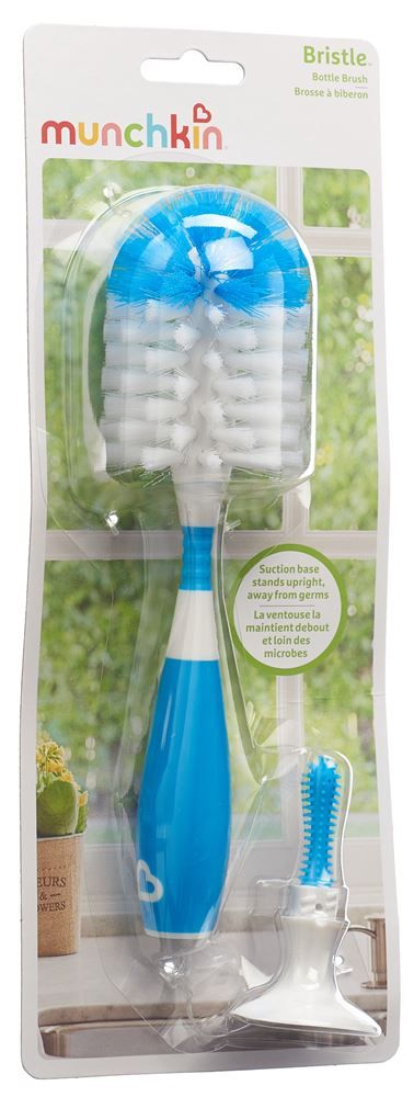 Brosse à tétine pour biberons MUNCHKIN couleurs assorties