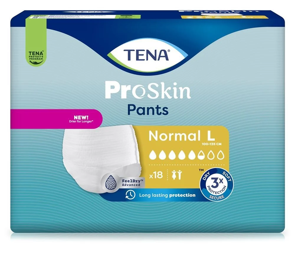 Tena Pants Normal L 100-135cm 18 pièces