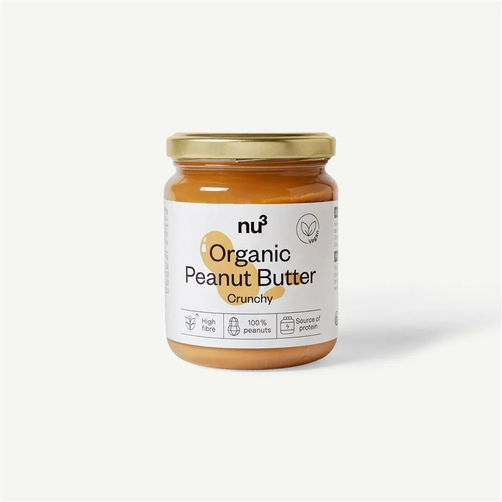 NU3 Beurre de cacahuète organique croustillant 250g