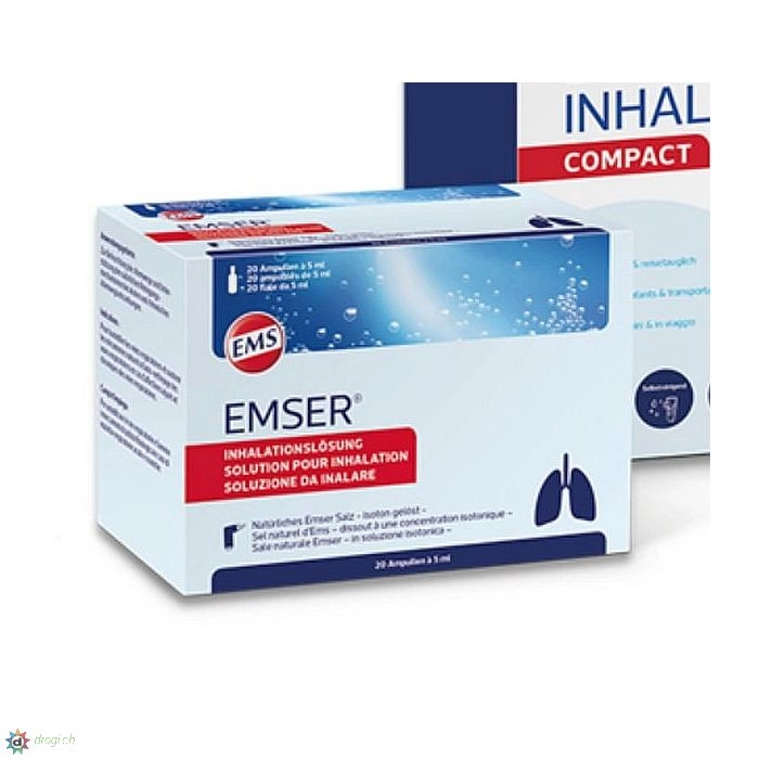 Emser Solution pour inhalation 60 ampoules 5ml Emser Solution pour inhalation 60 ampoules 5ml