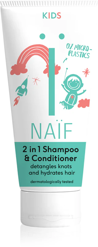 Shampoing 2 en 1 Naïf Kids, 200 ml