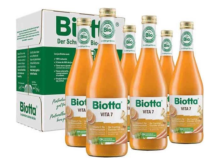 BIOTTA Vita 7 Bio (nouveau) 6 bocaux de 5dl