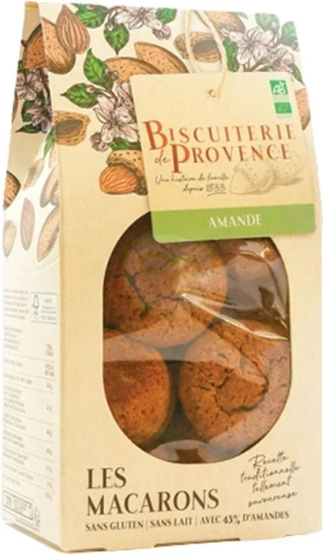 BISCUITERIE Macarons aux amandes gf Bio 130g