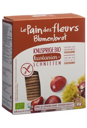 Pain aux fleurs Tranches croustillantes aux châtaignes 150g