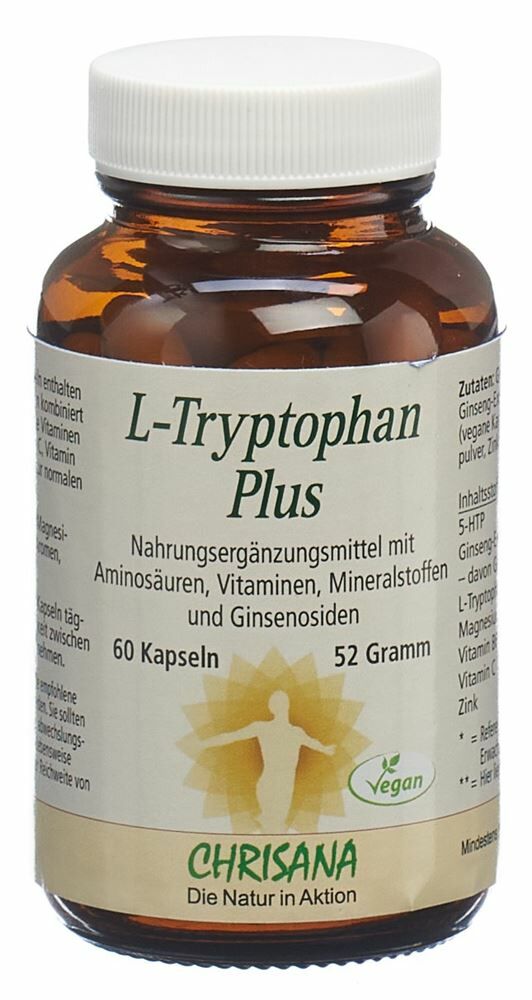 CHRISANA L-Tryptophane Plus Capsules Ds 60 pièces