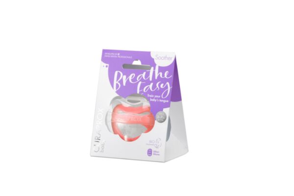 Curaprox baby sucette Gr0 coral single Curaprox baby sucette Gr0 coral single