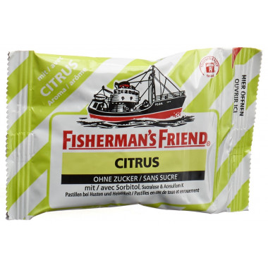 Pastilles au Citrus Fisherman's Friend sans sucre 25g