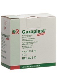 Curaplast Pansement 4cmx5m couleur chair Rouleau