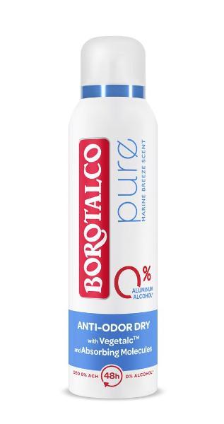 BOROTALCO Déodorant Pure Natural Fresh Spray 150ml