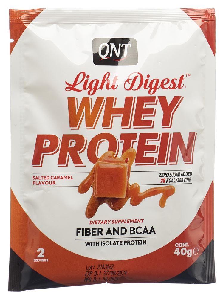 QNT Light Digest Whey Protein caramel salé 40g