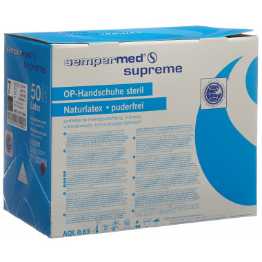 Gants chirurgicaux Sempermed Supreme 8 stériles 50 paires