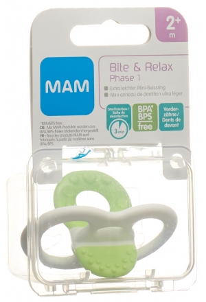 MAM Bite & Relax Phase 1 anneau de dentition 2+ mois