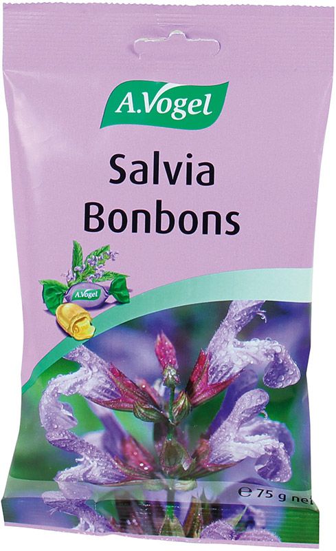 A. Vogel Bonbons à la salvia, sachet de 75g A. Vogel Bonbons à la salvia, sachet de 75g