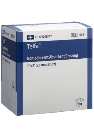 Telfa Pansement EUR Stérile 5.1x7.6cm 100 pièces