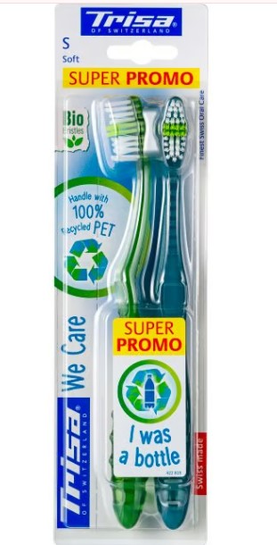 Brosse à dents Trisa We Care soft DUO