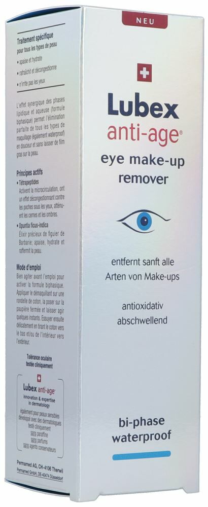 Lubex démaquillant anti-âge pour les yeux 150ml Lubex démaquillant anti-âge pour les yeux 150ml