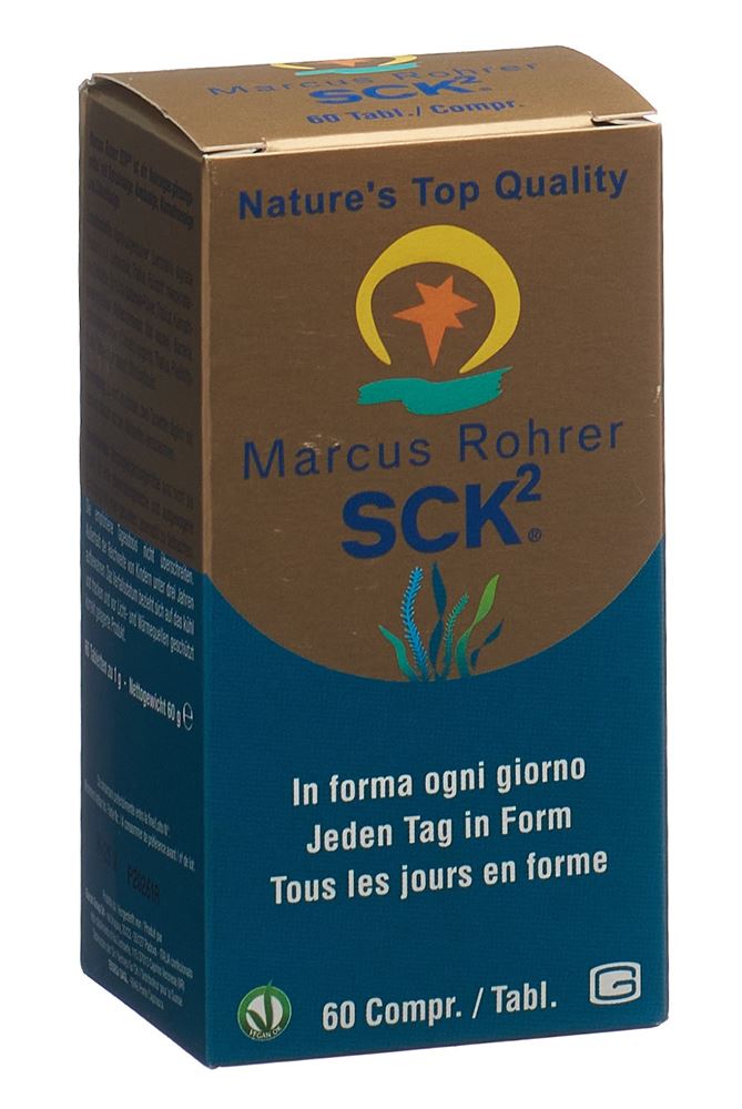 MARCUS ROHRER Spiruline SCK2 Tabl (nouveau) 60 pièces MARCUS ROHRER Spiruline SCK2 Tabl (nouveau) 60 pièces