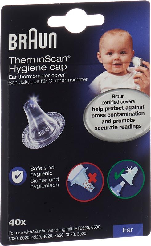 Braun ThermoScan Capuchons de protection de rechange LF40EULA pour Thermoscan 40 pièces