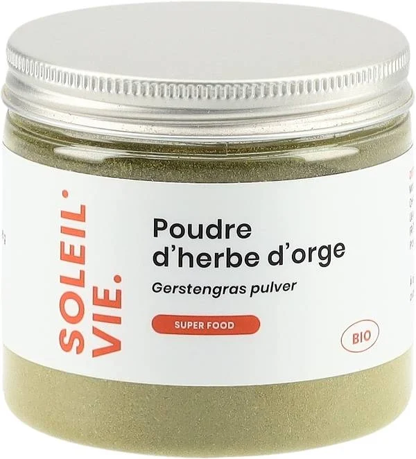 Soleil Vie poudre d'herbe d'orge bio Ds 50g