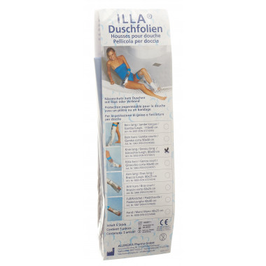 Illa douche film protecteur 80x40cm pied genou btl 5 pièces