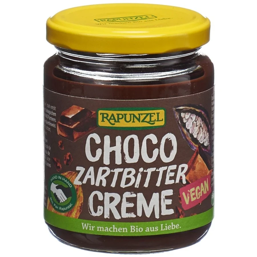 Rapunzel Choco à tartiner noir pot 250g Rapunzel Choco à tartiner noir pot 250g