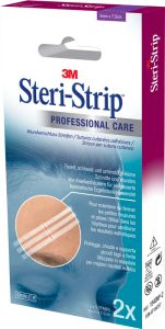 3M Steri Strip 3x75mm blanc renforcé 2 x 5 pièces 3M Steri Strip 3x75mm blanc renforcé 2 x 5 pièces