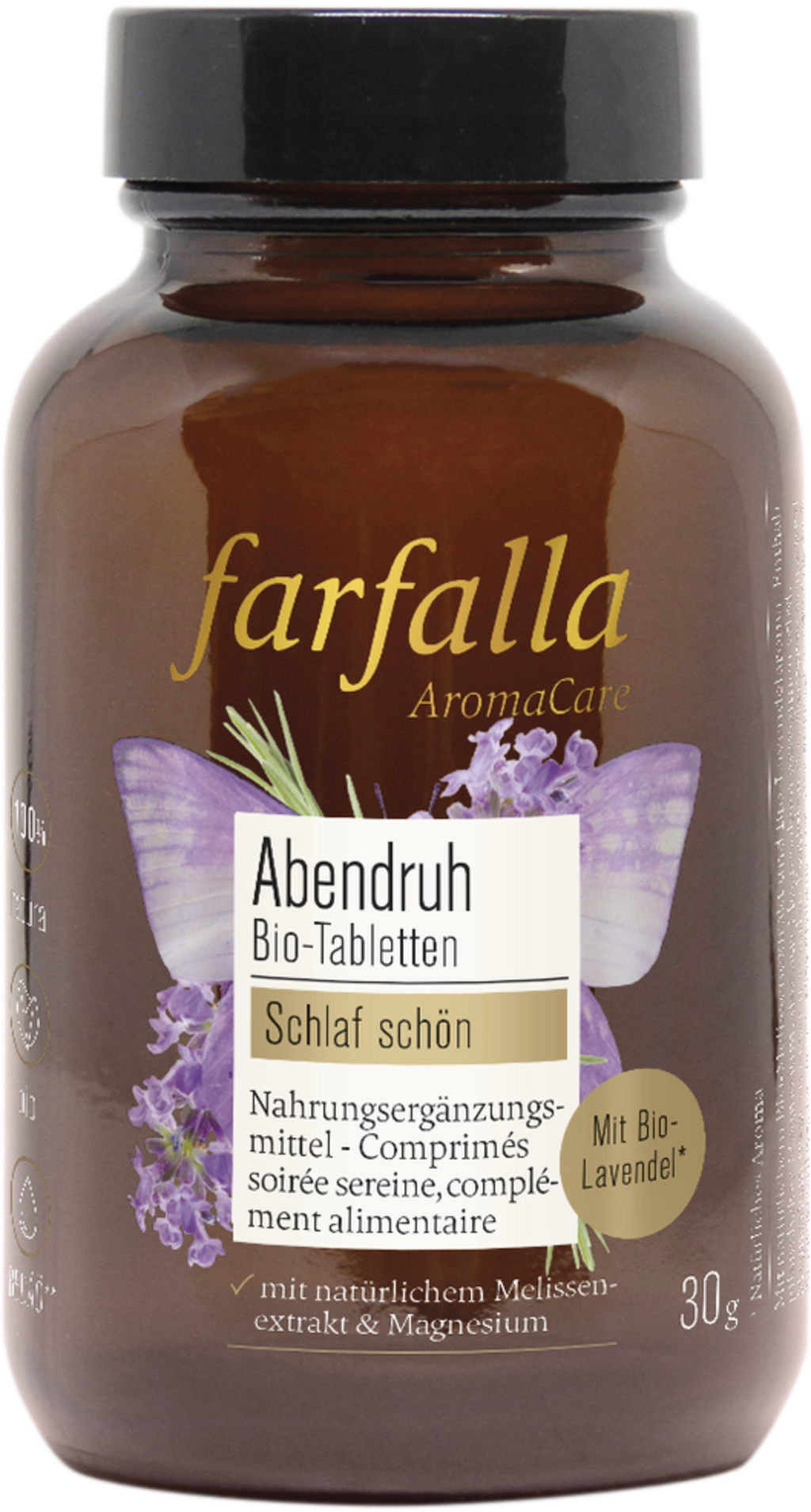 FARFALLA Abendruh (repos du soir), 80 comprimés bio FARFALLA Abendruh (repos du soir), 80 comprimés bio