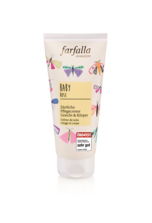 FARFALLA Crème de soin pour bébé Visage&Corps Rose 100ml FARFALLA Crème de soin pour bébé Visage&Corps Rose 100ml