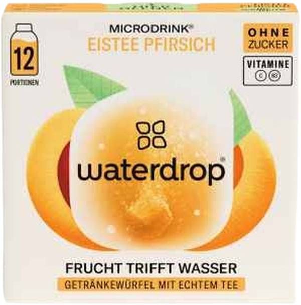 WATERDROP Microdrink Thé glacé Pêche 12 pièces WATERDROP Microdrink Thé glacé Pêche 12 pièces
