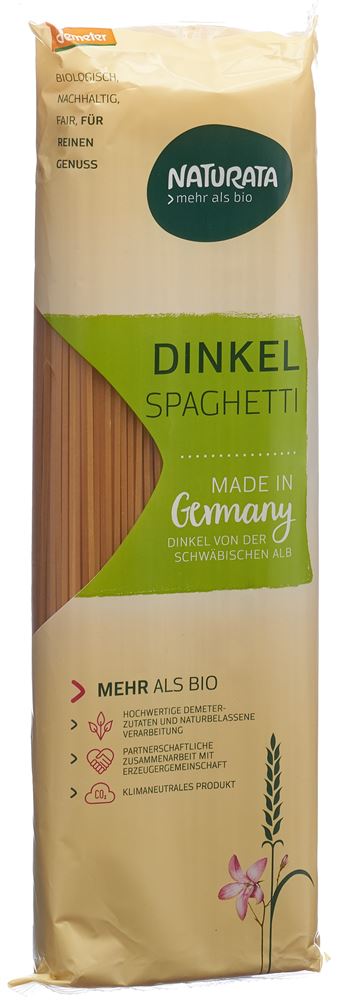 NATURATA Spaghetti à l'épeautre clair Demeter 500g