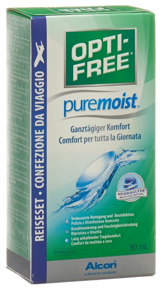 Solution désinfectante multifonctionnelle Opti Free PureMoist 90ml Solution désinfectante multifonctionnelle Opti Free PureMoist 90ml