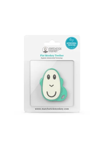 MATCHSTICK MONKEY Singe vert au visage plat