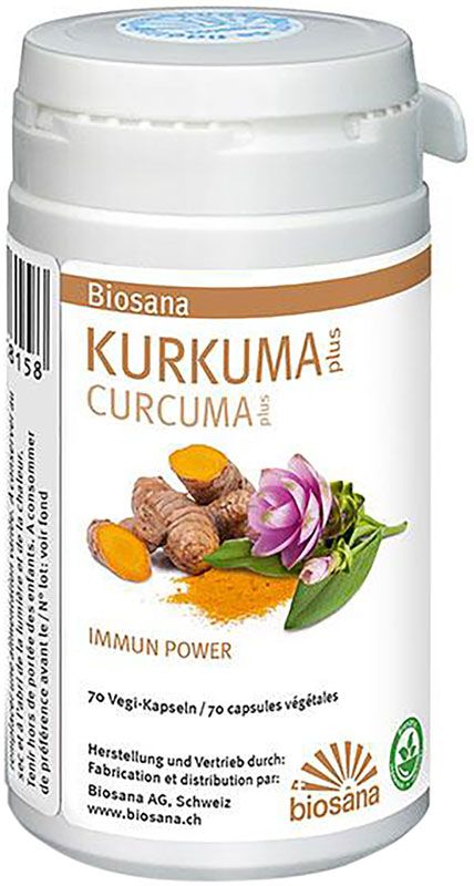 BIOSANA curcuma plus gélules 70 pièces BIOSANA curcuma plus gélules 70 pièces