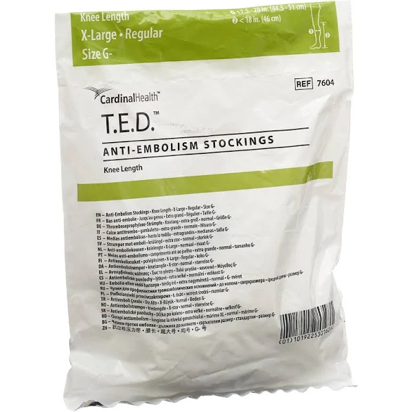 Ted bas longueur genou moyen normal 1 paire