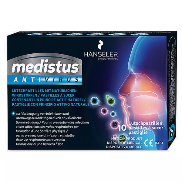 medistus® Antivirus Pastilles Fruit 10 pièces medistus® Antivirus Pastilles Fruit 10 pièces