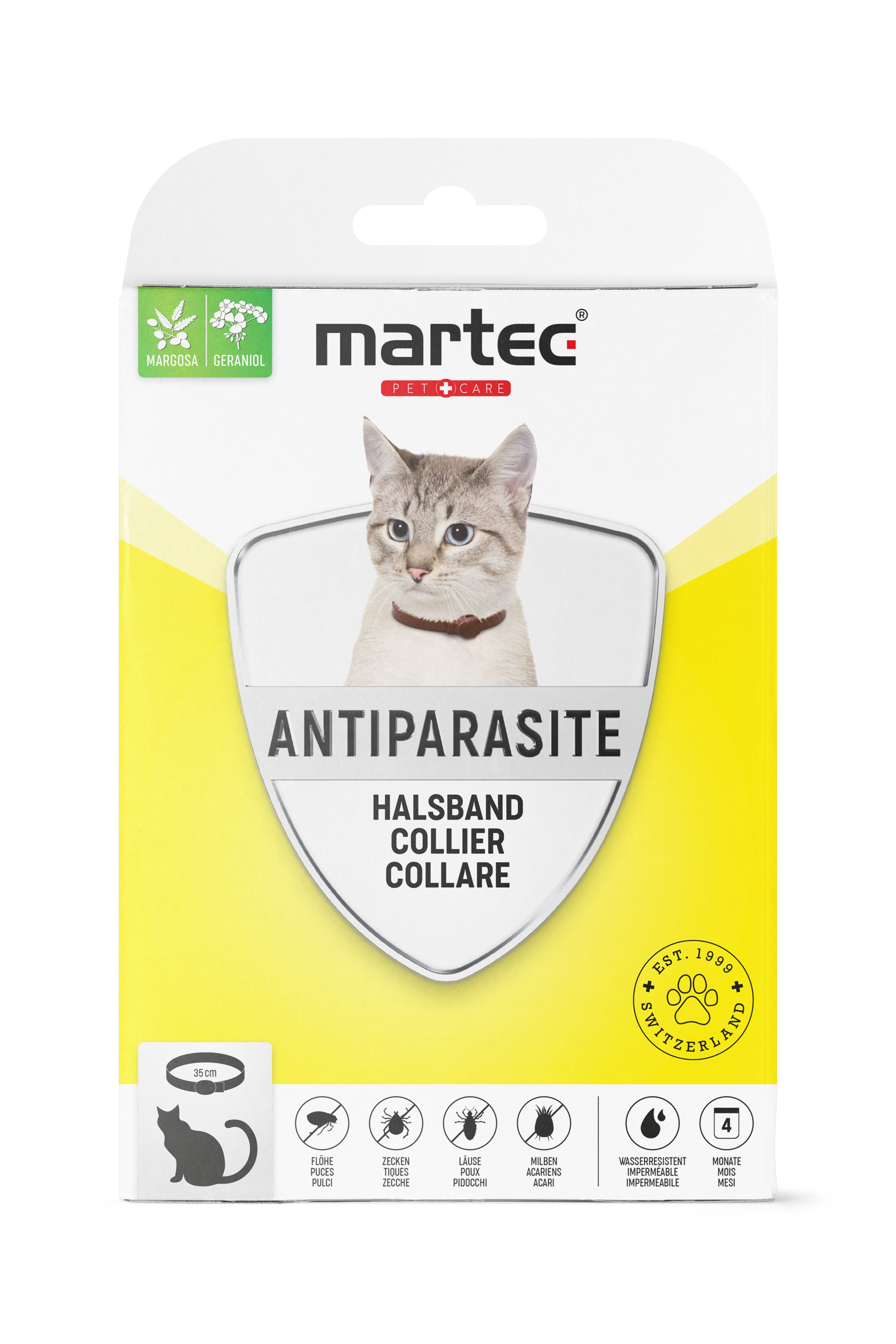 MARTEC PET CARE Collier pour chat ANTIPARASITE