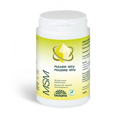 Poudre de MSM Biosana 180g Poudre de MSM Biosana 180g